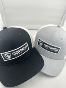 CanyonSix Mid Profile Poly/Cotton Trucker Cap - Corpo Patch Logo